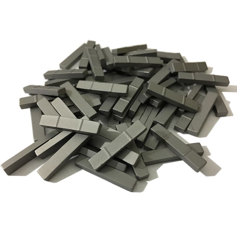 Tungsten carbide inserts for BHA stabilizers