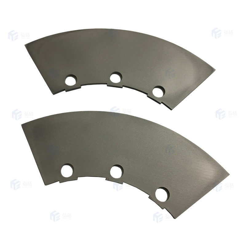 Special shaped cemented carbide plates