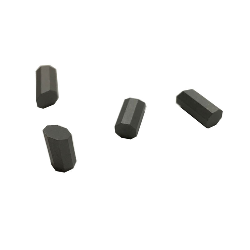 7.5 x 15mm Tungsten carbide Hexagonal Tips for drill bits wear parts